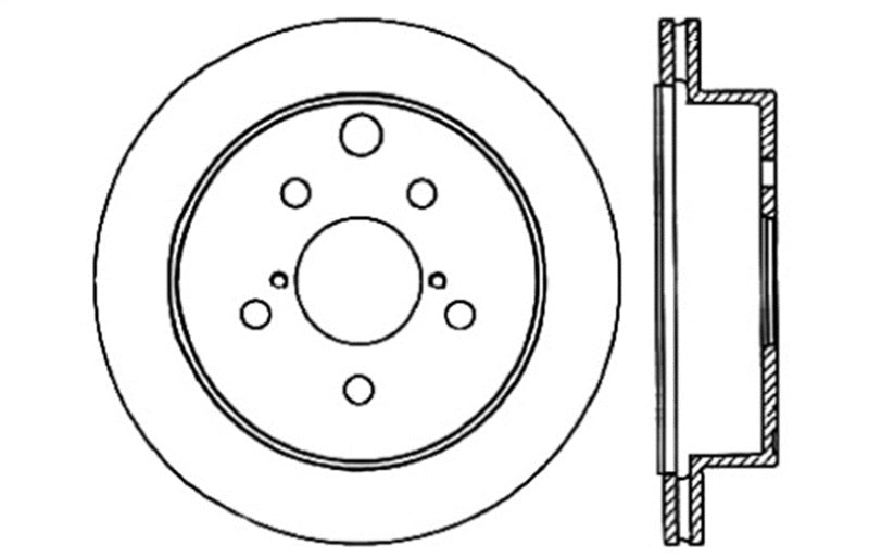 StopTech Slotted & Drilled Sport Brake Rotor