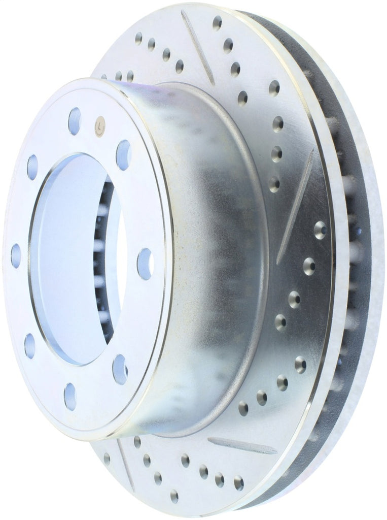 StopTech Select Sport 00-05 Ford Excursion 4WD/99-04 F250/F350 Slotted and Drilled Left Front Rotor