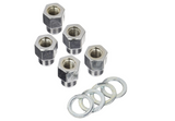 Weld Open End Lug Nuts w/Centered Washers 12mm x 1.5 - 5pk