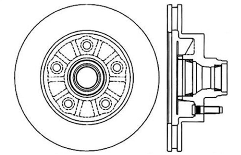 StopTech Slotted & Drilled Sport Brake Rotor