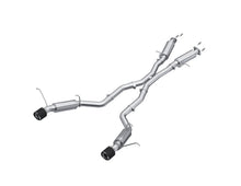 Load image into Gallery viewer, MBRP 2012+ Jeep Grand Cherokee SRT 6.4L 3in Dual Rear Exit T304SS Catback Exhaust - CF Tips