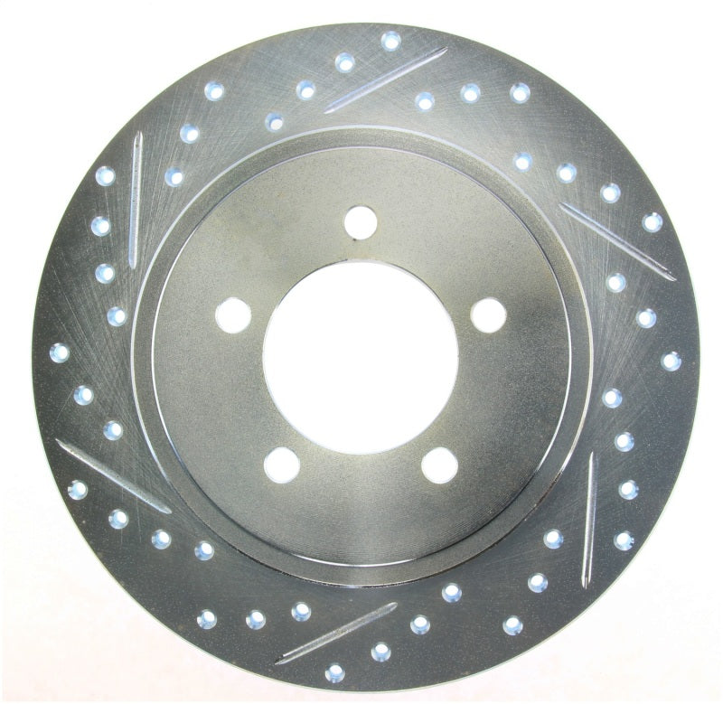 StopTech Select Sport Drilled & Slotted Rotor - Front Left