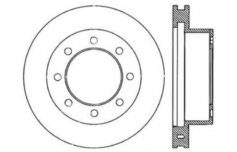 StopTech Slotted & Drilled Sport Brake Rotor