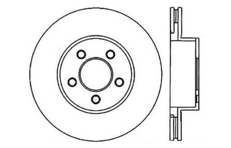 StopTech Slotted & Drilled Sport Brake Rotor