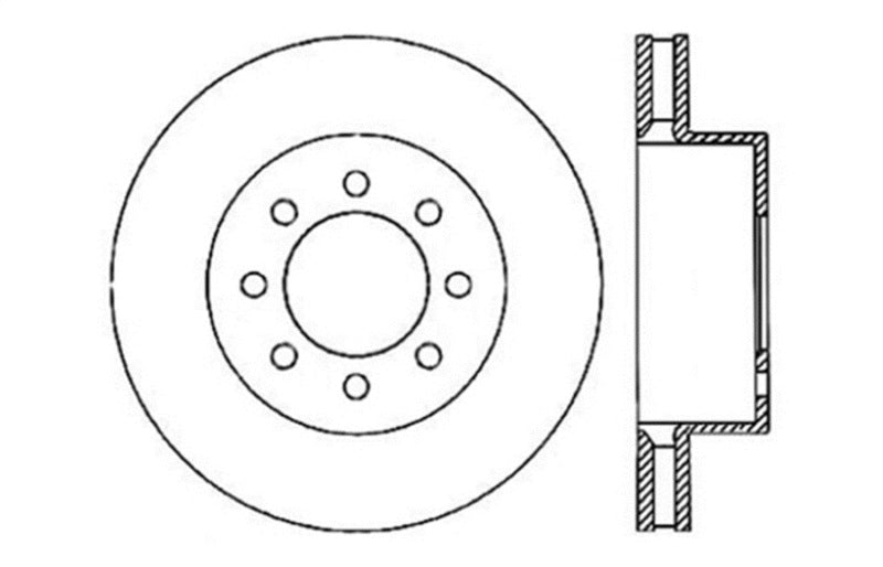 StopTech Slotted & Drilled Sport Brake Rotor