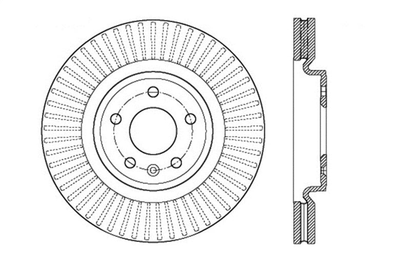 StopTech Slotted & Drilled Sport Brake Rotor