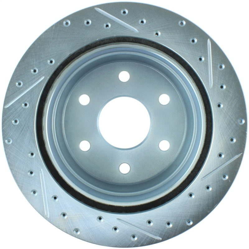 StopTech Select Sport 02-06 Cadillac Escalade Slotted and Drilled Right Rear Rotor