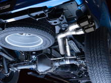 Load image into Gallery viewer, AWE 21+ Ford F150 Dual Side Exit Cat-Back Exhaust - 4.5in Diamond Black Tips *For Stock Y-Pipe Only