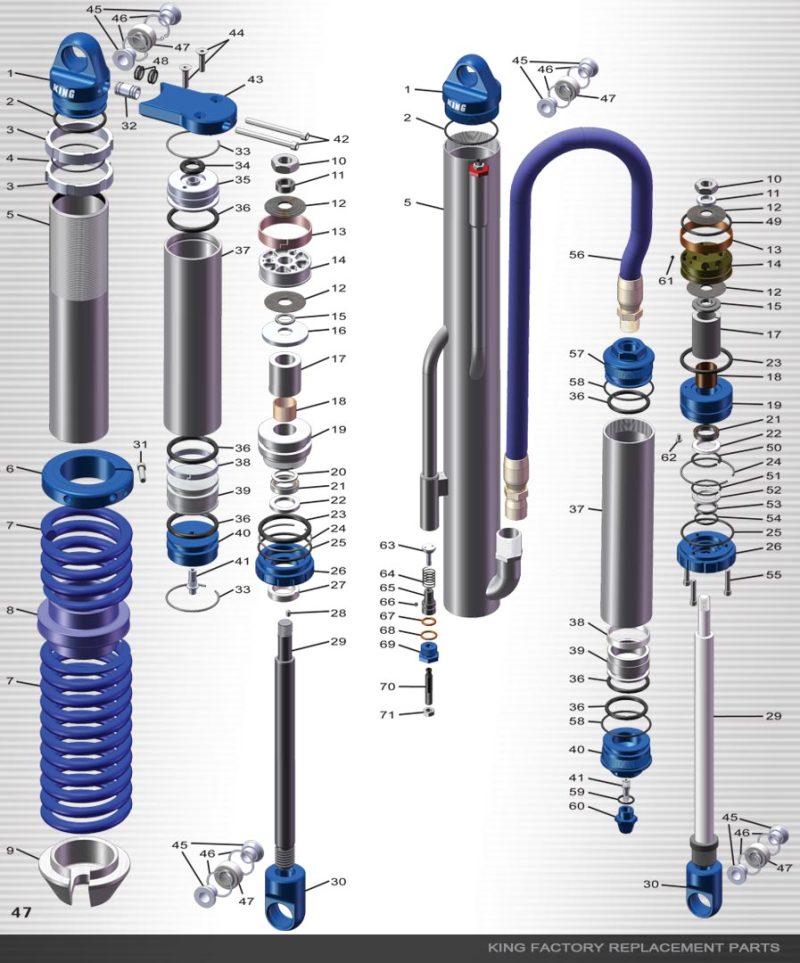 King Shocks Bearing Spacer 1.750 Mnt Width X .750 Bolt