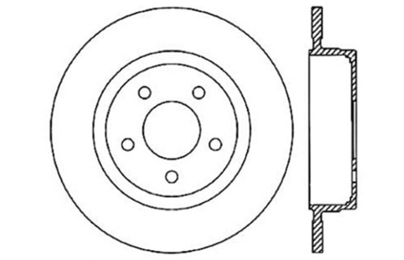 StopTech Slotted & Drilled Sport Brake Rotor