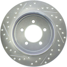 Load image into Gallery viewer, StopTech Select Sport Drilled &amp; Slotted Rotor - Rear Left