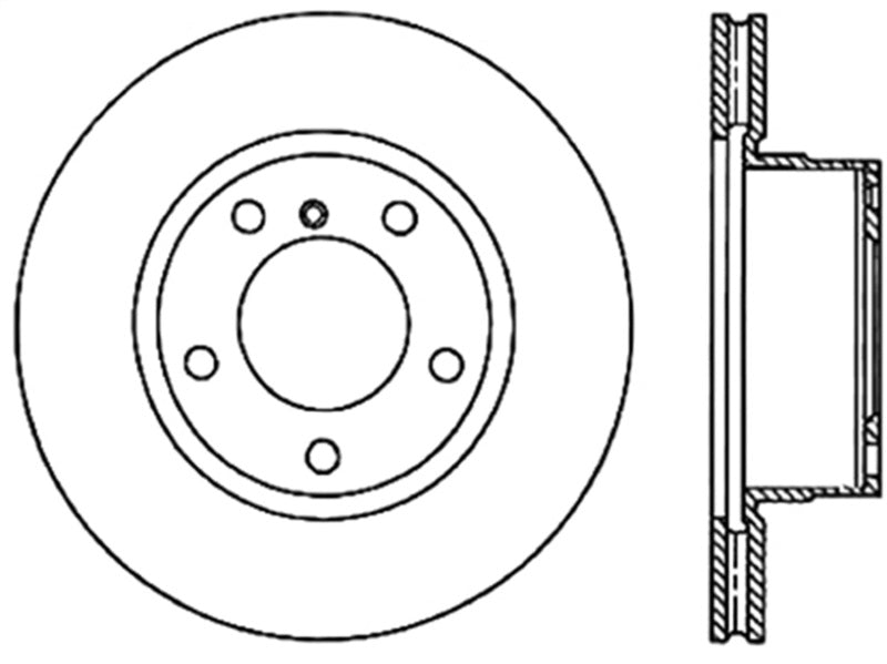 StopTech Slotted & Drilled Sport Brake Rotor