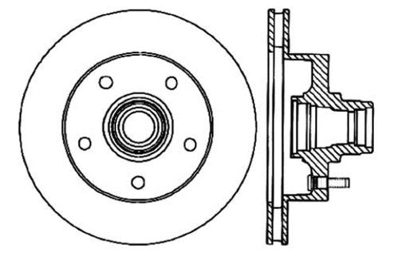 StopTech Slotted & Drilled Sport Brake Rotor