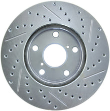 Load image into Gallery viewer, StopTech Select Sport Drilled &amp; Slotted Rotor - Rear Right