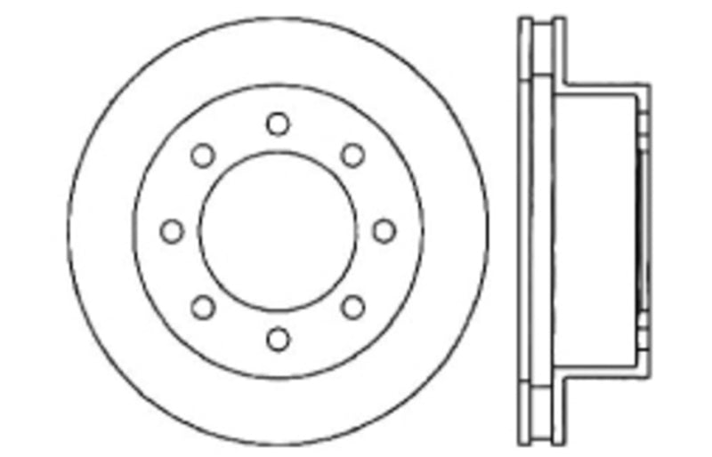 StopTech Slotted & Drilled Sport Brake Rotor