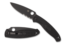 Load image into Gallery viewer, Spyderco RESILIENCE™ LIGHTWEIGHT BLACK BLADE