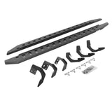 Go Rhino 19-22 Ram 1500 CC 4DR (Not Classic) RB20 Slim Running Boards Kit (w/Brackets) - Bedliner Ct