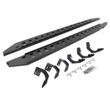 Go Rhino 19-22 Ram 1500 CC 4DR (Not Classic) RB20 Slim Running Boards Kit (w/Brackets) - Tex. Blk