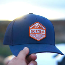Load image into Gallery viewer, RIGd Supply Hex Bolt Snapback Hat Blue