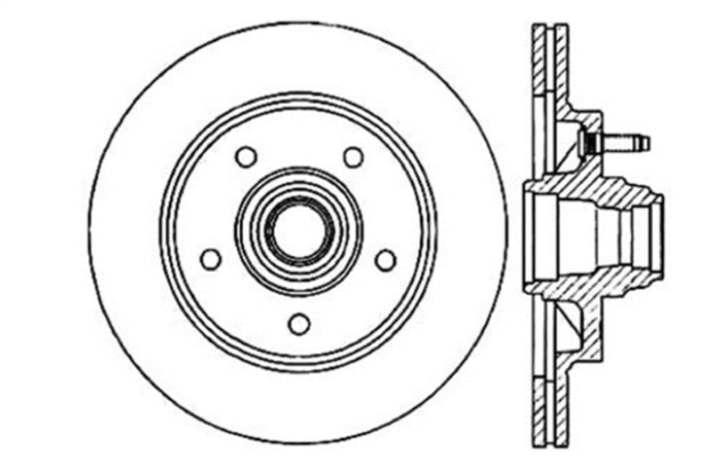 StopTech Slotted & Drilled Sport Brake Rotor