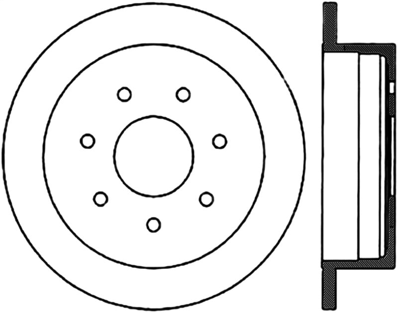 StopTech Slotted & Drilled Sport Brake Rotor