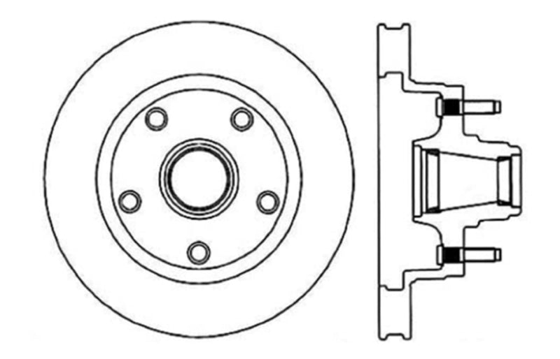 StopTech Slotted & Drilled Sport Brake Rotor