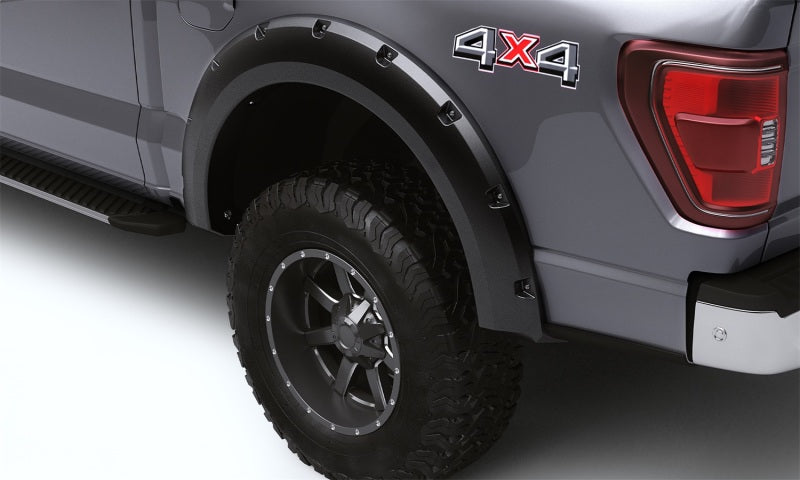 Bushwacker 17-21 Ford F-250 Super Duty Forge Style Flares 4pc - Black