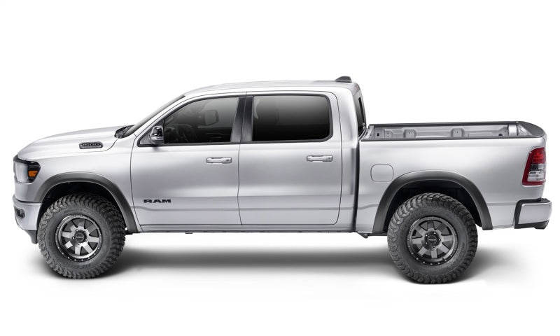 Bushwacker 19-22 Ram 1500 (Excl. Rebel/TRX) 67.4 & 76.3in Bed Extend-A-Fender Flares 4pc - Smth Blk