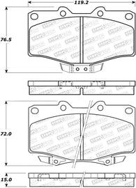 StopTech Street Brake Pads - Front