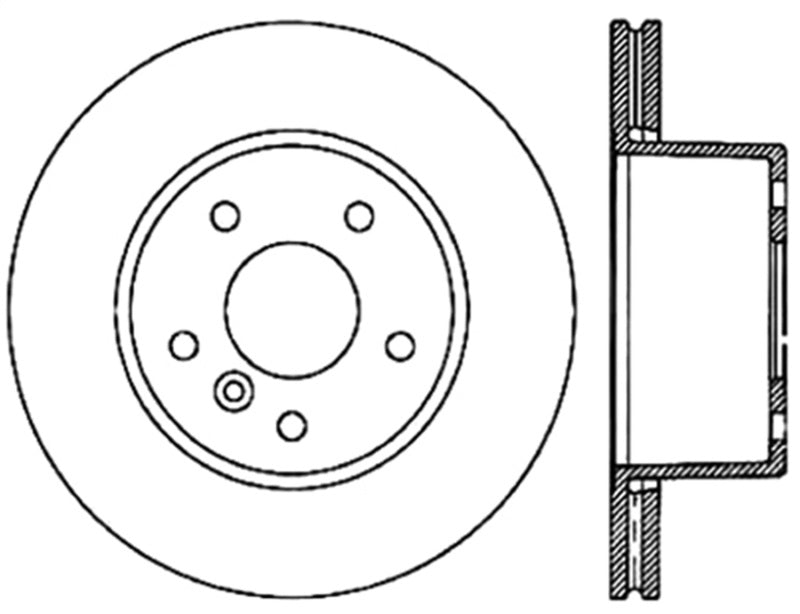 StopTech Slotted & Drilled Sport Brake Rotor