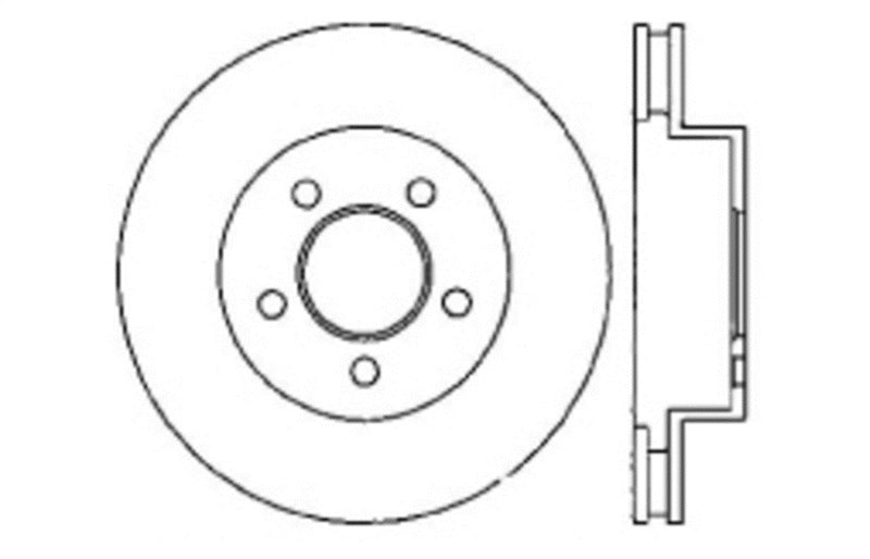 StopTech Slotted & Drilled Sport Brake Rotor