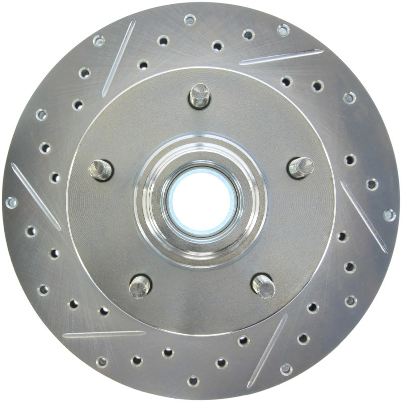 StopTech Select Sport Drilled & Slotted Rotor - Front Left