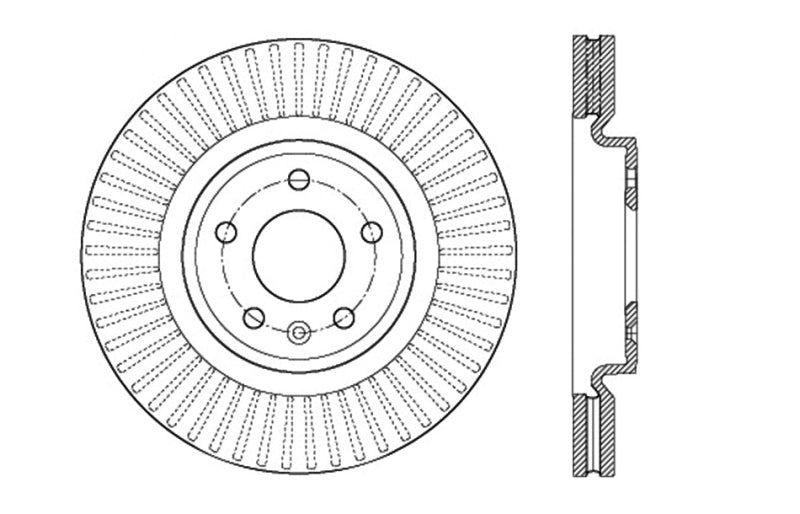 StopTech Slotted & Drilled Sport Brake Rotor