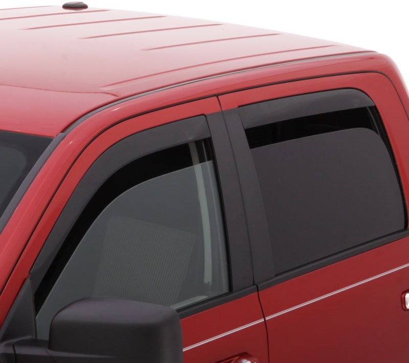 AVS 07-13 Chevy Silverado 1500 Ext. Cab Ventvisor Low Profile Deflectors 4pc - Smoke