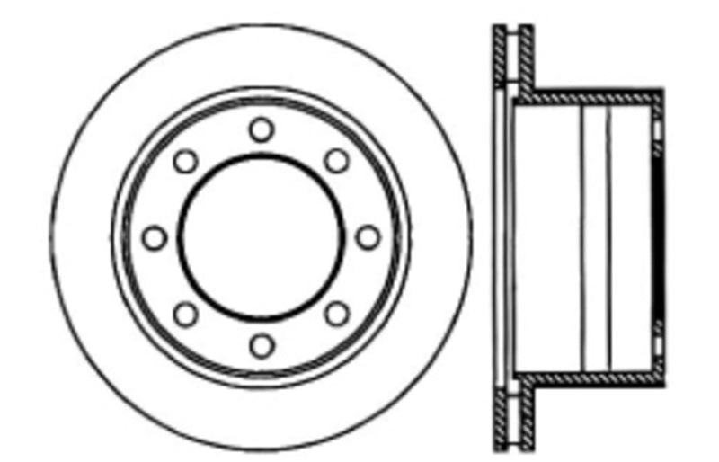 StopTech Slotted & Drilled Sport Brake Rotor