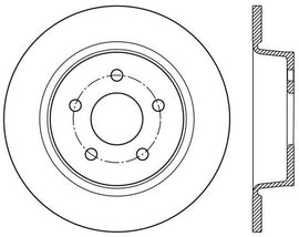 StopTech Sport Drilled & Slotted Rotor - Rear Right