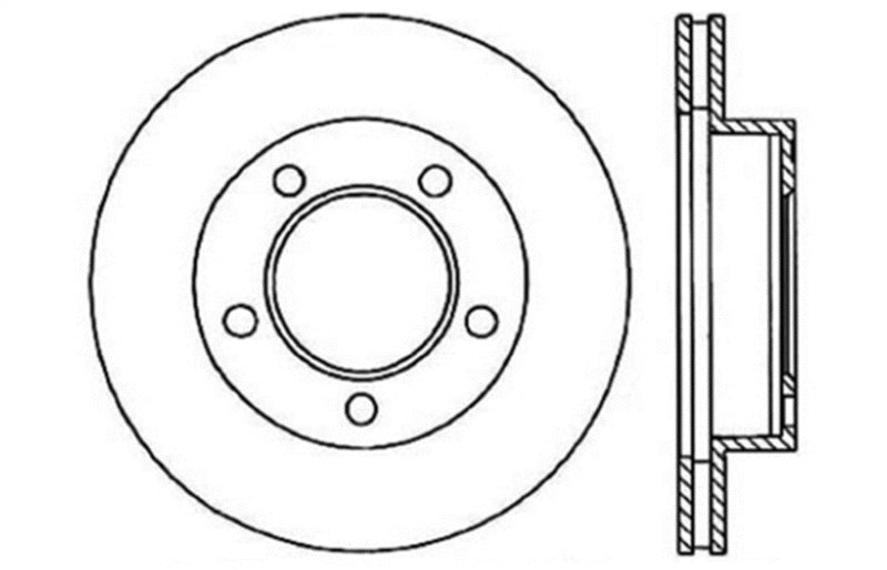 StopTech Slotted & Drilled Sport Brake Rotor