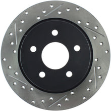 Load image into Gallery viewer, StopTech Sport Drilled &amp; Slotted Rotor - Rear Right