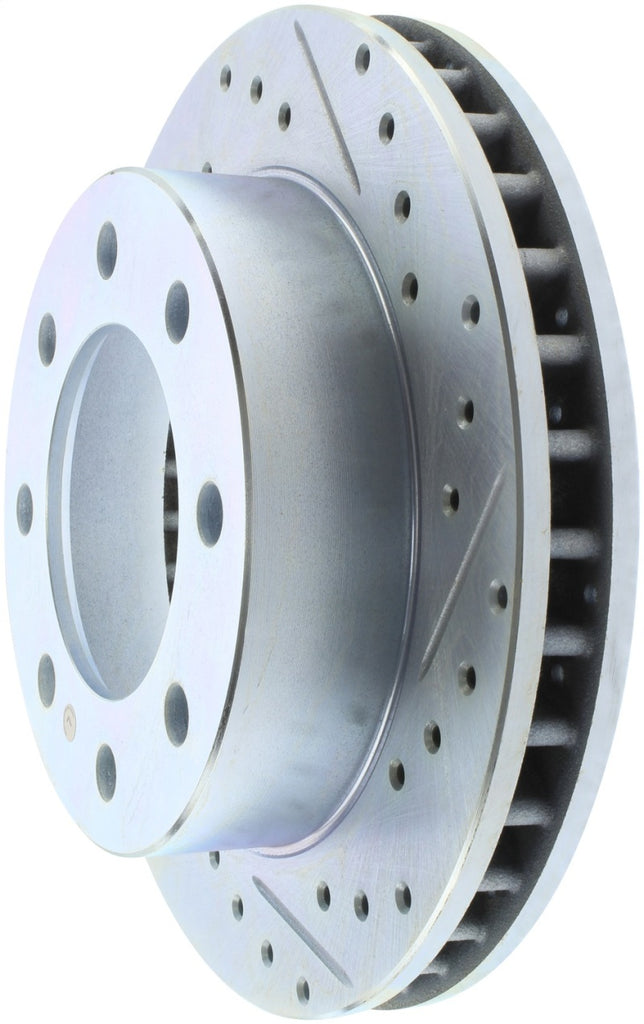 StopTech Select Sport 03-17 Chevrolet Express 2500 Sport Slotted & Drilled Left Front Brake Rotor