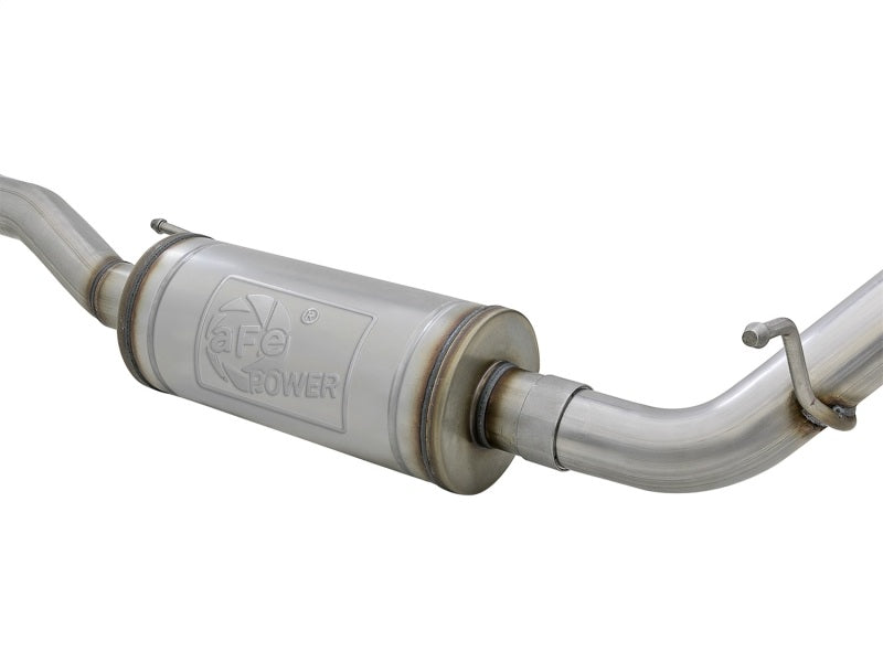 aFe Rebel Series 2.5in 409 SS Cat-Back Exhaust w/ Black Tips 2007+ Jeep Wrangler (JK) V6 3.6L/3.8L