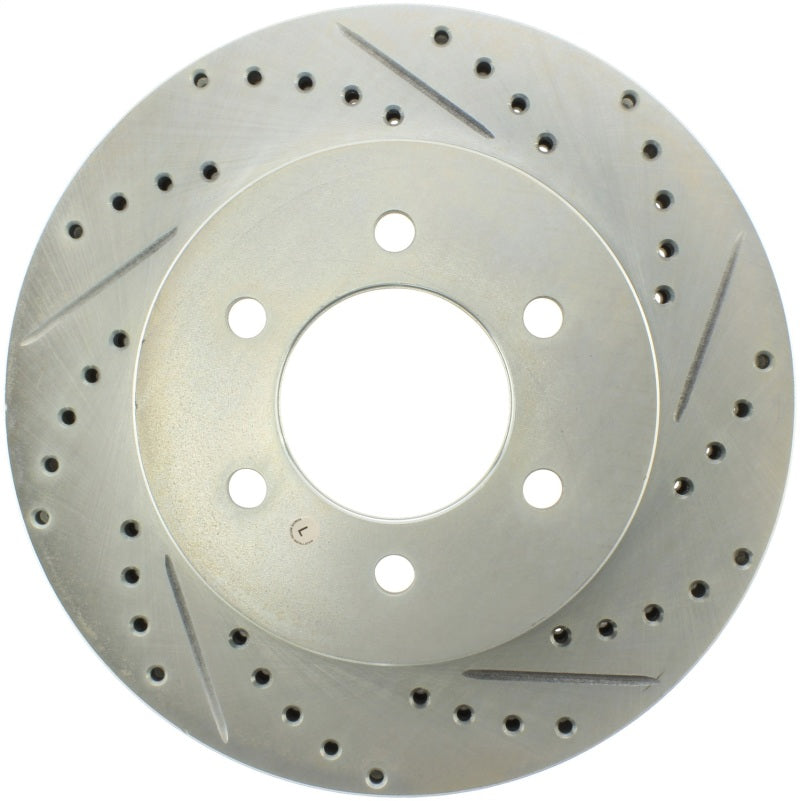 StopTech Select Sport Drilled & Slotted Rotor - Front Right