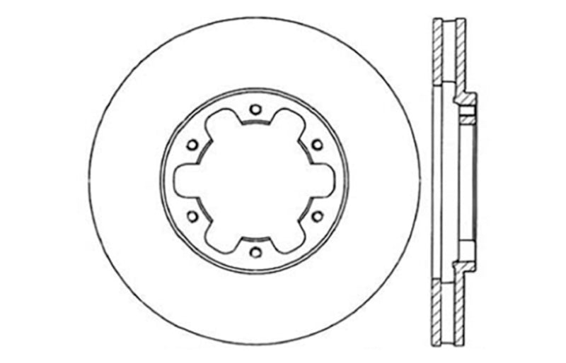 StopTech Slotted & Drilled Sport Brake Rotor