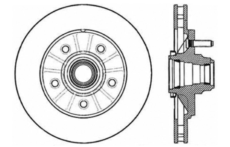 StopTech Slotted & Drilled Sport Brake Rotor