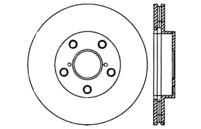 StopTech Slotted & Drilled Sport Brake Rotor