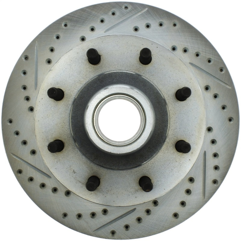 StopTech Select Sport Drilled & Slotted Rotor - Front Left