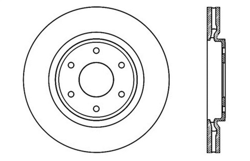 StopTech Slotted & Drilled Sport Brake Rotor