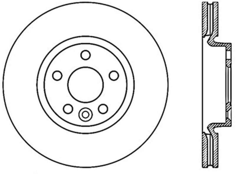 StopTech Sport Drilled & Slotted Rotor - Front Right