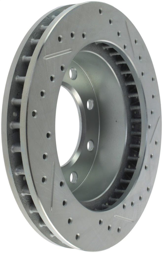 StopTech Select Sport 03-17 Chevrolet Express 2500 Sport Slotted & Drilled Right Front Brake Rotor