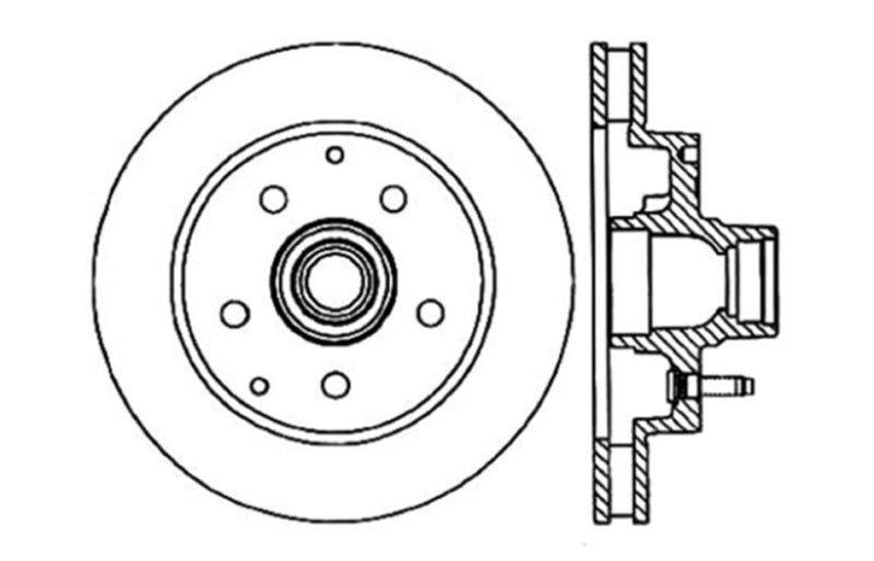 StopTech Slotted & Drilled Sport Brake Rotor