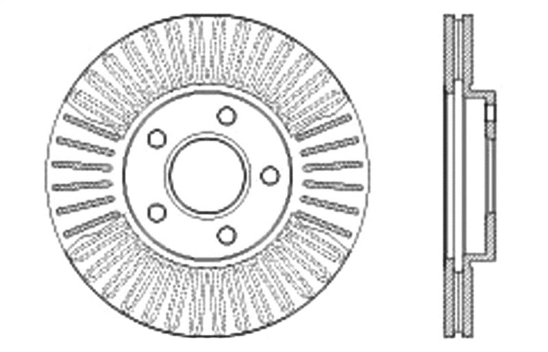 StopTech Slotted & Drilled Sport Brake Rotor